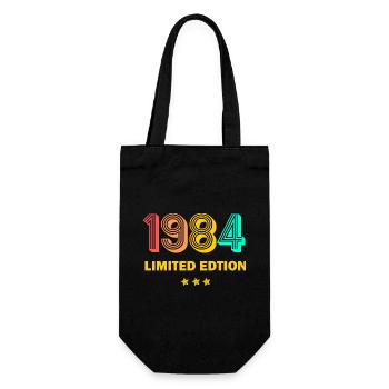 1984 Vintage 40ème Cadeau d’Anniversaire Né 1984 - Sac à bouteille - noir - Devant