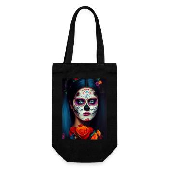 Dia de los muertos, Day of death - Gift Bag for Bottles - black - Front