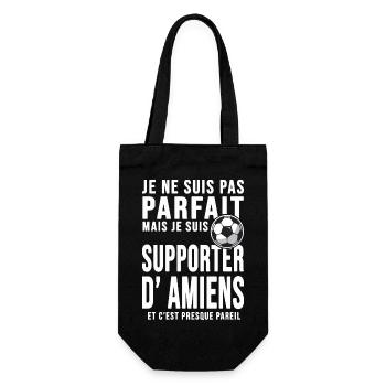 supporter football Amiens Cadeau équipe foot - Sac à bouteille - noir - Devant