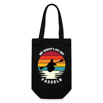 Je suis assez je vais pagayer kayak design - Sac à bouteille - noir - Devant