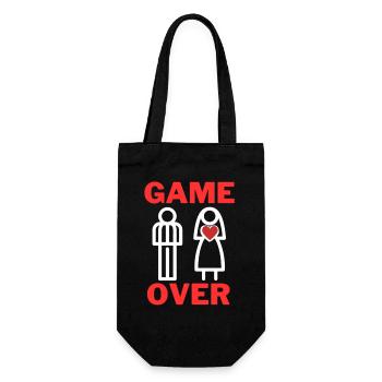 Enterrement de vie de jeune fille, mariage - Sac à bouteille - noir - Devant