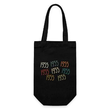 Né en 1955, année de naissance - légendaire depuis 1955 - Sac à bouteille - noir - Devant