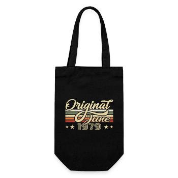 June 1979 | Birthday 1979 Vintage June 1979 - Gift Bag for Bottles - black - Front