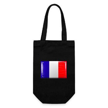 Drapeau de la France Drapeau Enseigne en étain Look - Sac à bouteille - noir - Devant