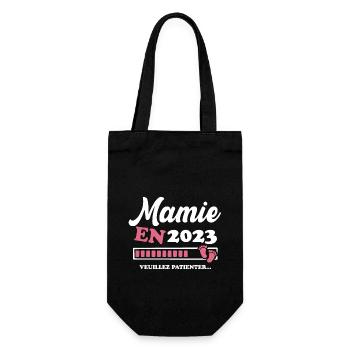 Mamie en 2023 Humour Cadeau - Sac à bouteille - noir - Devant