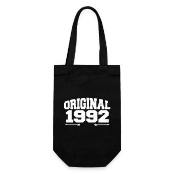 Original 1992 | Birthday Gift 1992 - Gift Bag for Bottles - black - Front