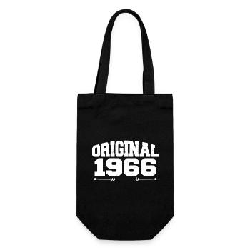 Original 1966 | Birthday Gift 1966 - Gift Bag for Bottles - black - Front