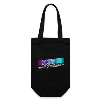 50th Birthday Gift Birthday Saying 50 Years - Gift Bag for Bottles - black - Front