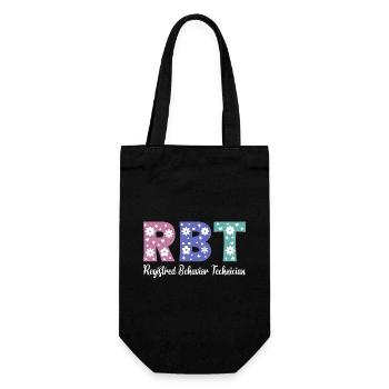 Certified Behavioral Technician - Gift Bag for Bottles - black - Front