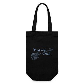Music Electric guitar is in my DNA guitarist - Gift Bag for Bottles - black - Front