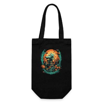 Halloween - Gift Bag for Bottles - black - Front