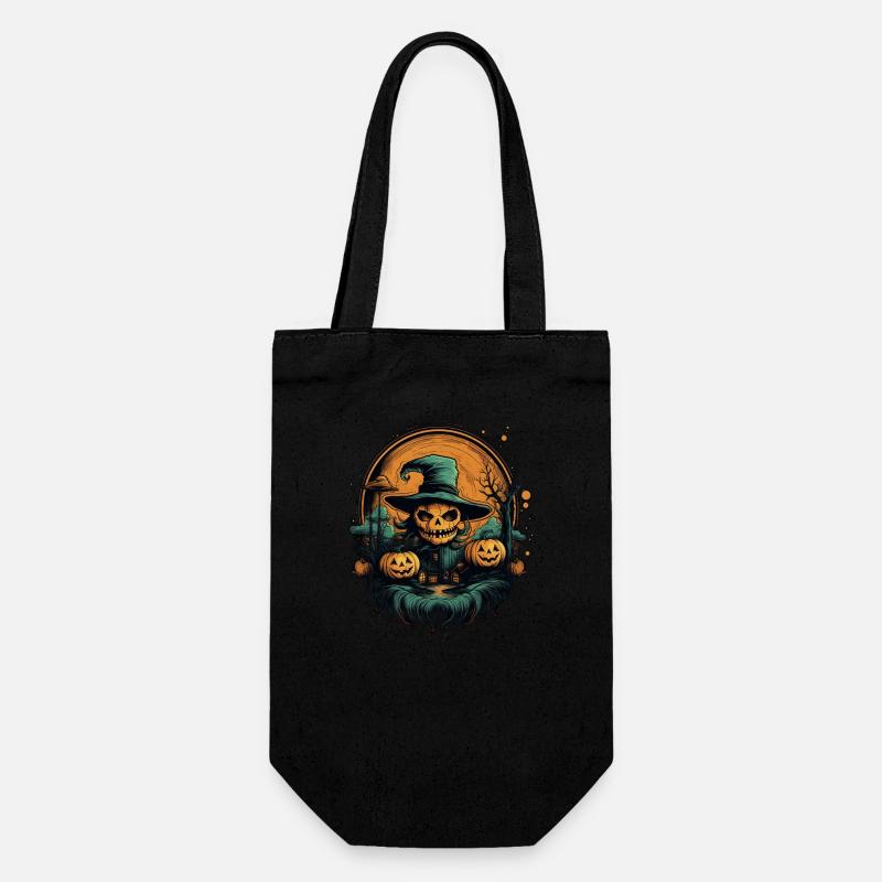 Halloween - Geschenkbeutel für Flaschen - Schwarz