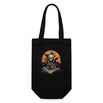 Halloween - Geschenkbeutel für Flaschen - Schwarz - Vorne