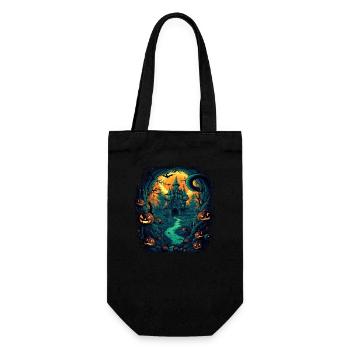 Halloween - Gift Bag for Bottles - black - Front