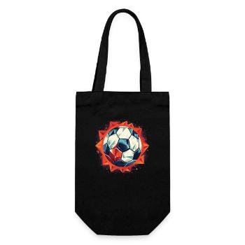 Soccer Ball - Gift Bag for Bottles - black - Front