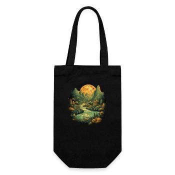 Paysage - Sac à bouteille - noir - Devant