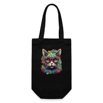 Chat - Sac à bouteille - noir - Devant