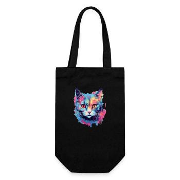 Chat - Sac à bouteille - noir - Devant