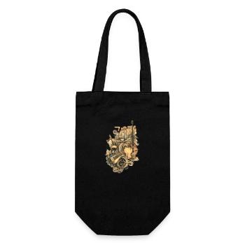 Music Instruments - Gift Bag for Bottles - black - Front