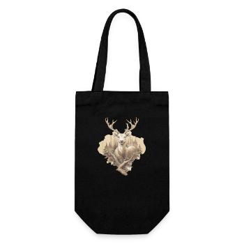 Cerf - Sac à bouteille - noir - Devant