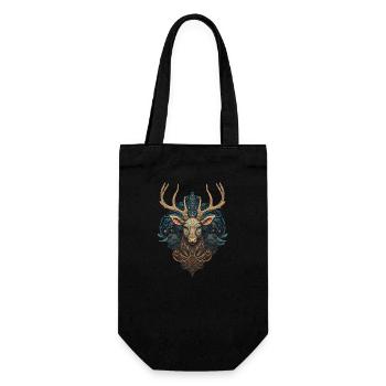 Cerf - Sac à bouteille - noir - Devant
