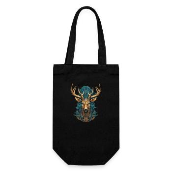 Cerf - Sac à bouteille - noir - Devant