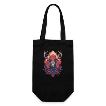 Cerf - Sac à bouteille - noir - Devant