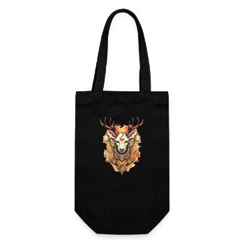 Cerf - Sac à bouteille - noir - Devant
