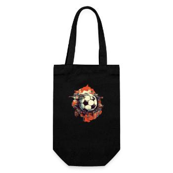 Soccer Ball - Gift Bag for Bottles - black - Front