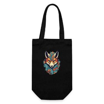 Fox - Gift Bag for Bottles - black - Front