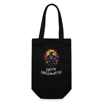 Halloween - Happy Halloween - Gift Bag for Bottles - black - Front