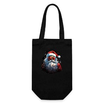 Père Noël - Sac à bouteille - noir - Devant