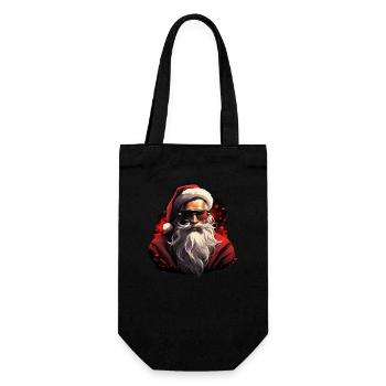 Père Noël - Sac à bouteille - noir - Devant