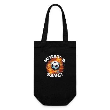 Balle de football - Quelle sauvegarde! - Sac à bouteille - noir - Devant