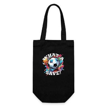 Balle de football - Quelle sauvegarde! - Sac à bouteille - noir - Devant
