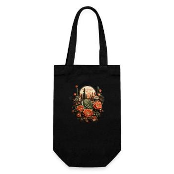 Cactus - Gift Bag for Bottles - black - Front