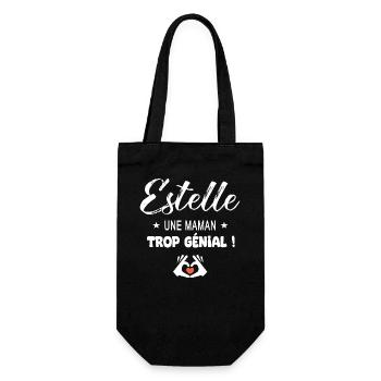 Estelle Cadeau pour une maman génial - Sac à bouteille - noir - Devant