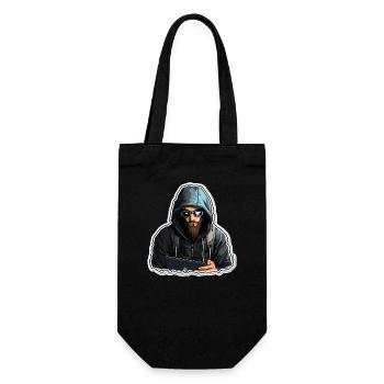 Ethical Hacker - Illustration - Gift Bag for Bottles - black - Front