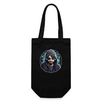 Hacker éthique - Illustration - Sac à bouteille - noir - Devant