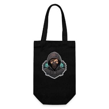 Hacker éthique - Illustration - Sac à bouteille - noir - Devant