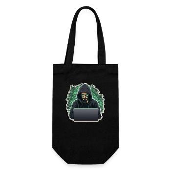Hacker éthique - Illustration - Sac à bouteille - noir - Devant