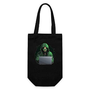 Hacker éthique - Illustration - Sac à bouteille - noir - Devant
