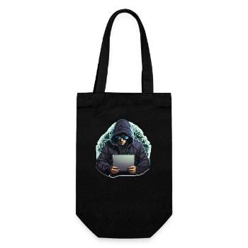 Hacker éthique - Illustration - Sac à bouteille - noir - Devant