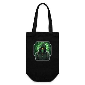 Hacker éthique - Illustration - Sac à bouteille - noir - Devant