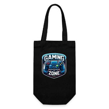 Gaming Zone - Controller Illustration - Geschenkbeutel für Flaschen - Schwarz - Vorne