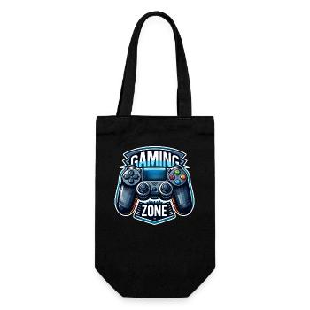 Gaming Zone - Controller Illustration - Geschenkbeutel für Flaschen - Schwarz - Vorne