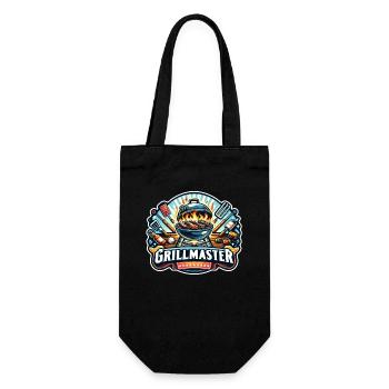 GrillMaster - Illustration de gril - Sac à bouteille - noir - Devant