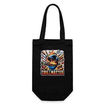 GrillMaster - Illustration de gril - Sac à bouteille - noir - Devant