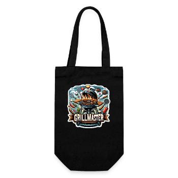 GrillMaster - Illustration de gril - Sac à bouteille - noir - Devant