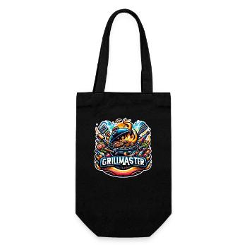 GrillMaster - Illustration de gril - Sac à bouteille - noir - Devant